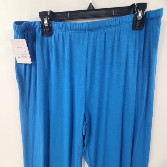 Auden NWT Pants Cloundwear Sleepwear ajama Pants Blue Women's Size L - Picture 5 of 7